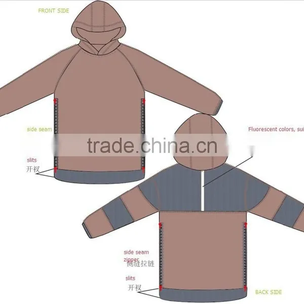 Latest Factory Design 2015 Seamless Sports Running Hoddies photo-3