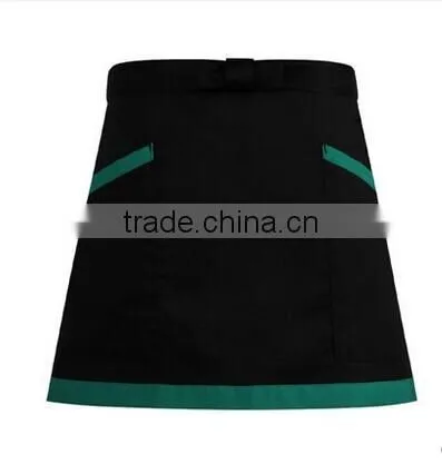 Unisex Morden Short Cafe Shop Aprons for Young Waitress Waiters photo-4