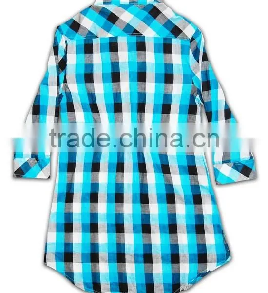 100% Cotton Design China Made Business Design Mens Plaid Flannel Shirts photo-6