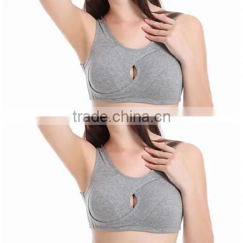 Hollow Breathable Cotton Sleep Bra photo-4