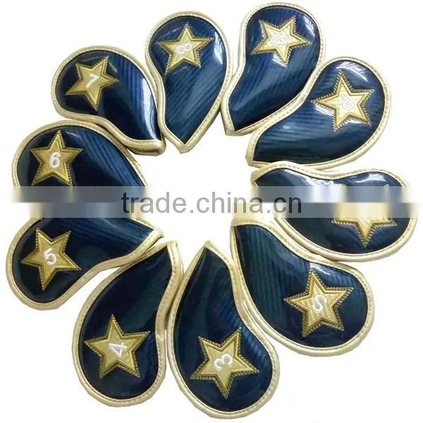 OEM Fashion Star PU Golf Iron Headcover Set photo-3