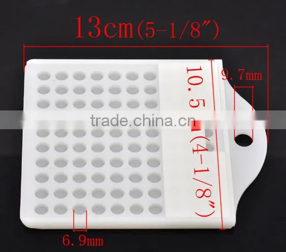 Jewelry Measure Tools White Plastic Bead Counter Set photo-3