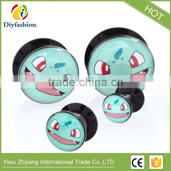 Cute Popular Acrylic Pokemon Body Piercing Jewelry Ear Plug photo-4
