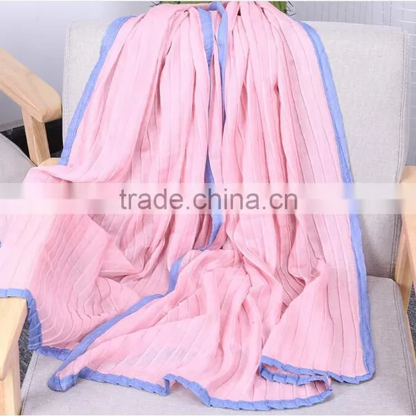 2017 New Women Hijab Fashion Large Size Cotton Scarf Spring Summer Pure Color Scarves Shawl photo-4