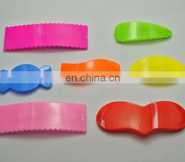 Wholesale Mix Color Assorted Plastic Coated Baby Bow Snap Hair Clips photo-3
