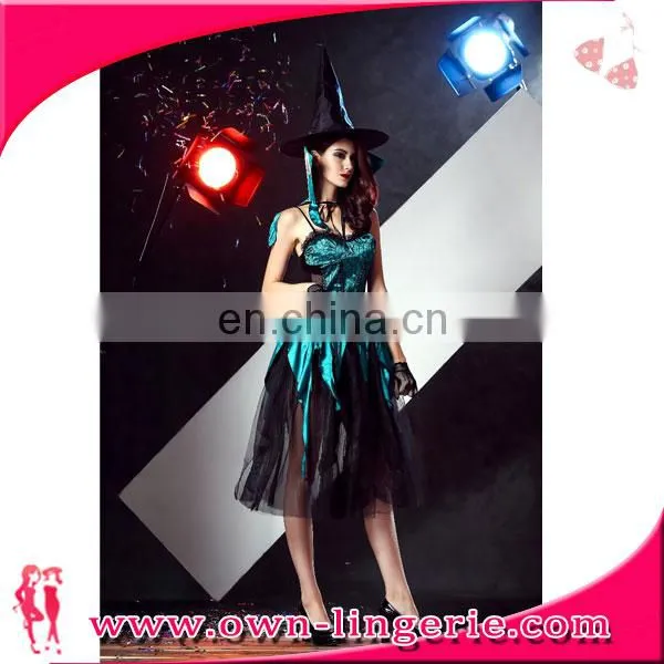 Carnival Halloween Witch Costume Fancy Dress Woman's Vampire Witch Devil Halloween photo-4