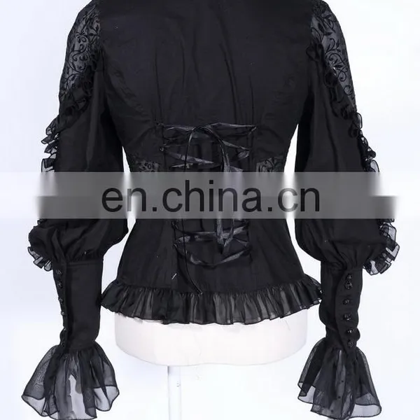 Gothic Aristocrat Frilled Shirt With Jabot photo-3