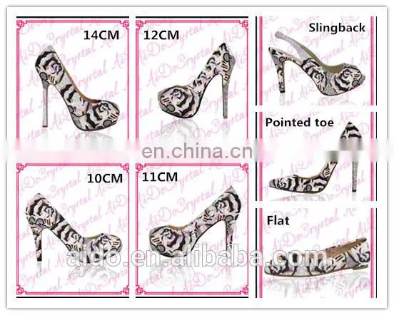 Aidocrystal Classic Pattern Crystal High Heel,new Style Italian Shoes photo-2