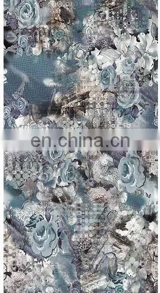 new design digital print fabric/polyester for clothes;butterfly printing fabric