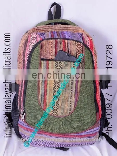 Hemp School Backpack