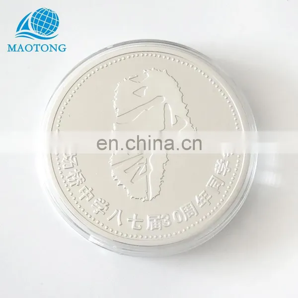 Custom Made Cheap Price Metal Pure Silver Souvenir Coins photo-6