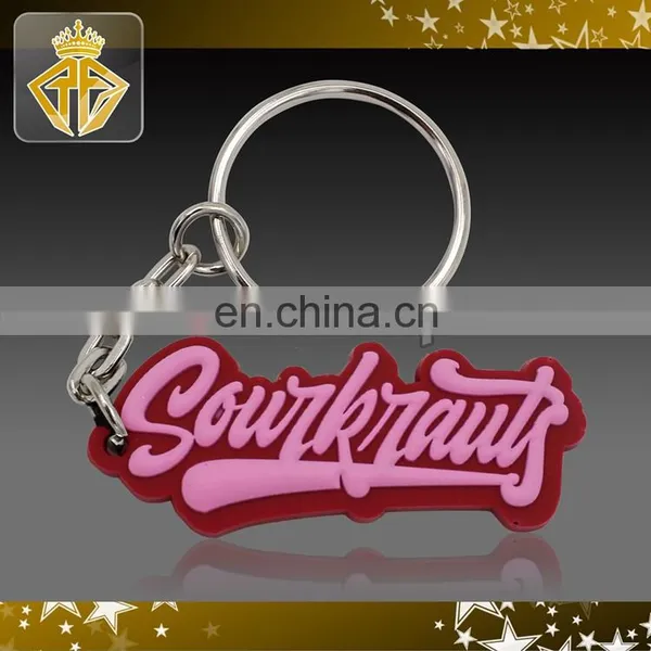 3D Custom Soft PVC Keychain With Embossed Logo photo-5