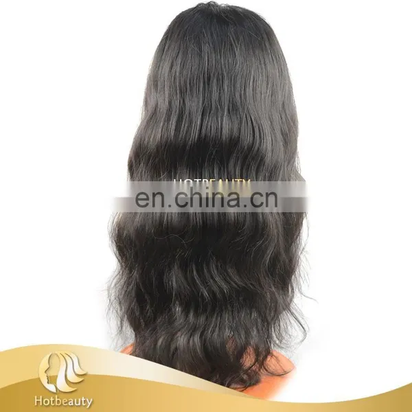 Hot Beauty Hair 100% Raw Unprocessed Virgin Human Full Lace Wig photo-6