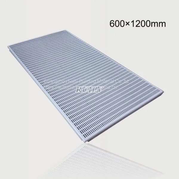 600*1200mm Aluminum Clip in Ceiling/Aluminum Ceiling With Rectangle Hole/ Metal Ceiling Tile for AuDI 4S Store photo-4