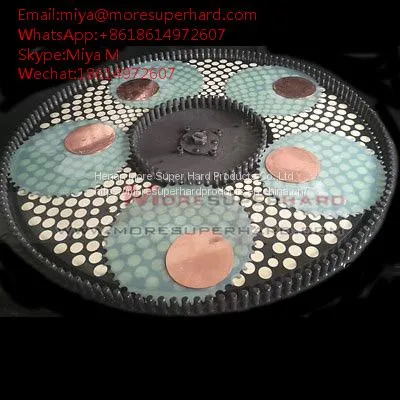 Vitrified Bond Double Disc Grinding Wheel for Hydraulic Pneumatic Components Miya@moresuperhard.com photo-3