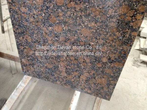 Baltic Brown Granite Polished Floor Tiles Kitchen Countertops photo-2