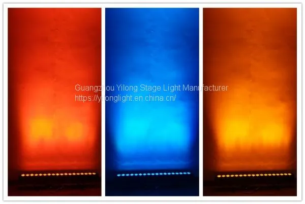 18PCS RGBWA+UV 6in1 High Power Color Wash Indoor Led Wall Washer for Wedding Party Garden Decoration photo-5