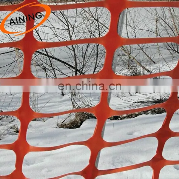 PE Plastic Snow Fence / Orange Warning Safety Fence Safety Nets photo-2
