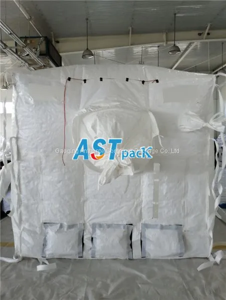 Cost Saving Container Liners With Inner Baffle For Grains