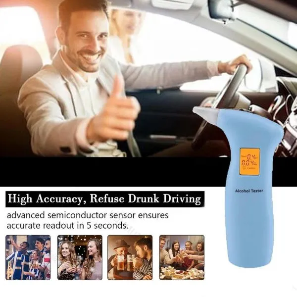 Portable Mini Alcohol Meter Tester Breathalyzer Alcohol Tester photo-4