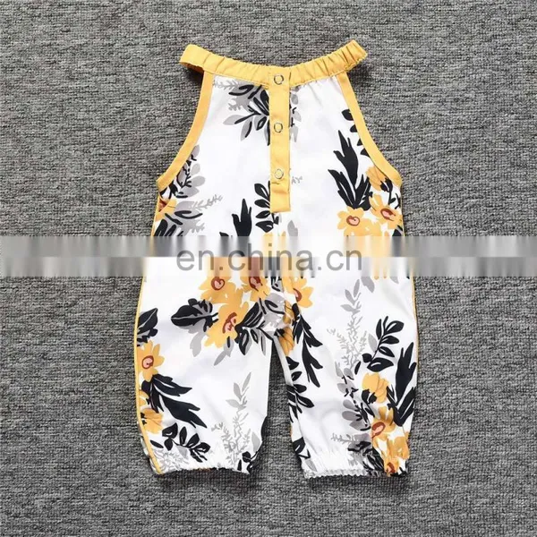 Factory Baby Clothes Summer 100%Cotton Short Sleeves With Prints Newborn Infant Baby Bodysuits Rompers photo-2