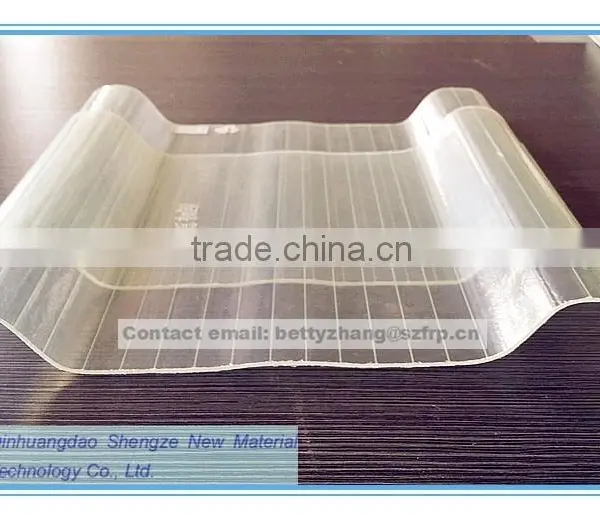 FRP Skylight Roof/workshop Transparent Tile/ Waveform Transparent Tile photo-3