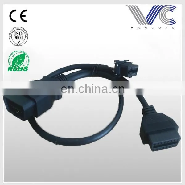 OBD2 Y Adapter Diagnostic Connector Extension Cable Fits for All Cars OBD II 1ft photo-4