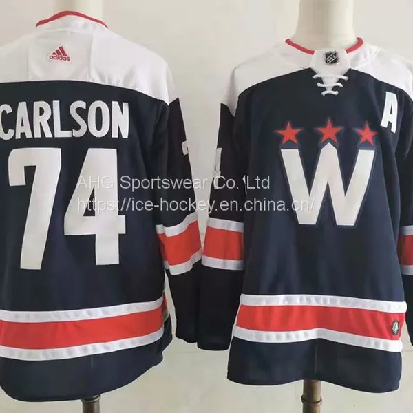 Washington Capitals #74 Carlson Navy Jersey