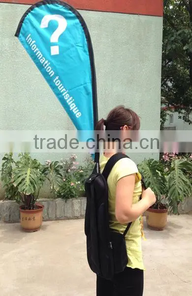 Advertising Backpack Flag Banner
