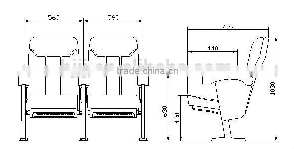 Variuos Rocking Simple 3D Movie Cinema Chair HJ16D photo-6