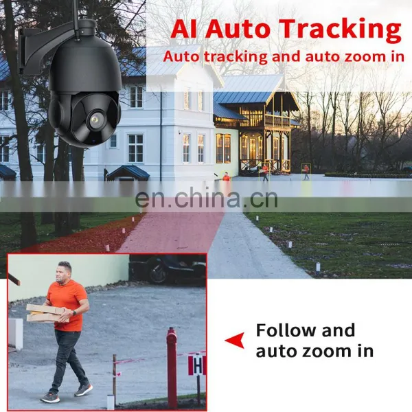 5MP Wireless WIFI Security IP Camera HD 30X Zoom PTZ Outdoor Home Surveillance Dome Cam CCTV 80M IR Night Vision CamHipro photo-4
