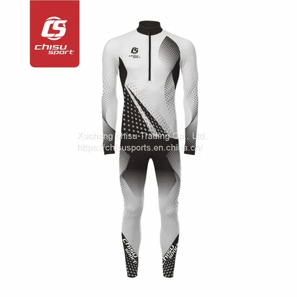 Custom Winter Sports Fitness Suit Long Sleeve Speed Skating Racing Suits Short Track Skating Suit Fitness Training Men's Running