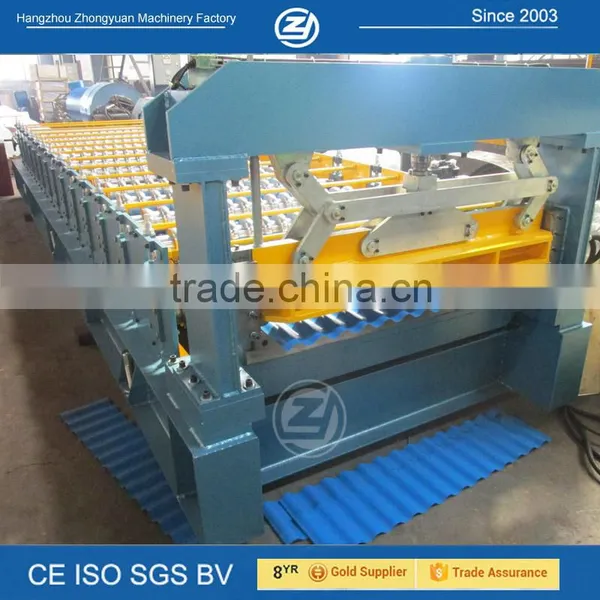 Galvanized Metal Roll Forming Machine for Roof photo-3