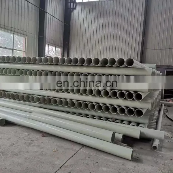 High Quality Insulated Glass Fiber Reinforced Plastic Bending Frp Circle Pipe /FRP Protection Cable Trunking Pipe photo-4