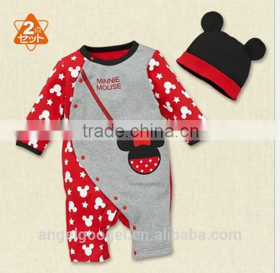 Organic Cotton Baby Rompers Wholesale Baby Clothes AG-LA0005 photo-3