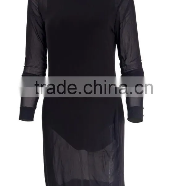 Ladie Casual Dress Long Sleeves Fashion Dress Prom Dress photo-3