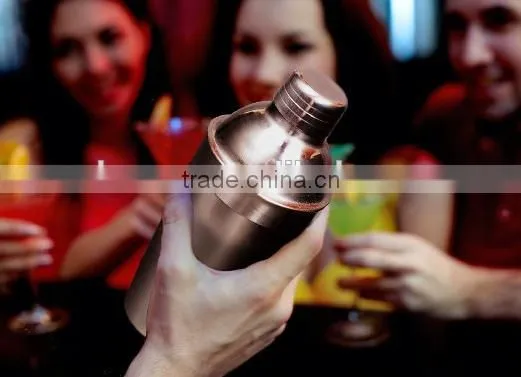 2015 Professtional Bar Shaker Bottle, Unique Shape Cocktail Shaker, Handmade Stainless Steel Wine Shaker photo-3