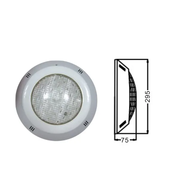 Most Popular Top Quality SMD Design 18W/25W/35W Pool Light ABS White Plastic Swimming Pool Waterproof Underwater RGB Led Light photo-3