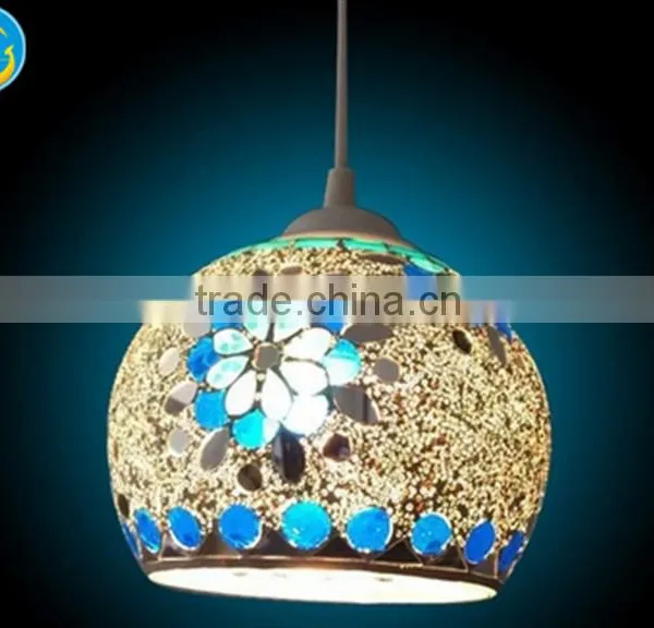 Mosaic Hanging Glass Candle Holder for Wedding Decor Hotel Centerpieces photo-2