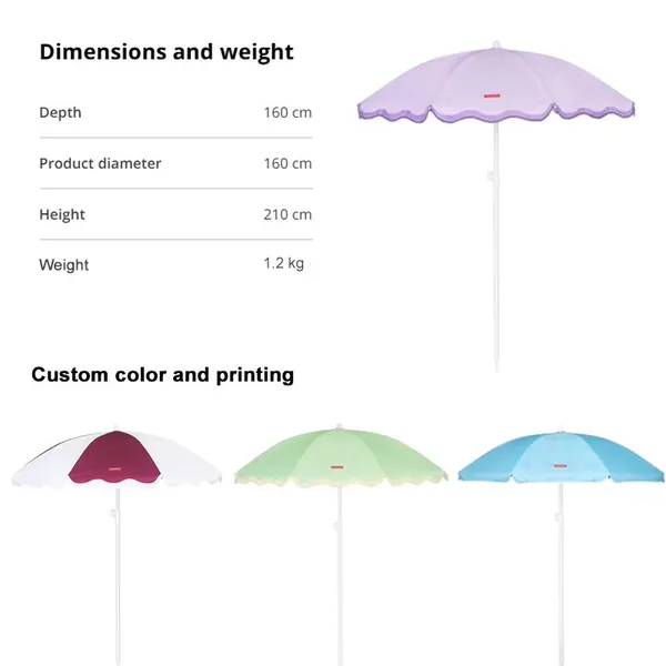 Beach Umbrella Portable Windproof UPF 50 Wholesale Supplier - WinOutdoors photo-4