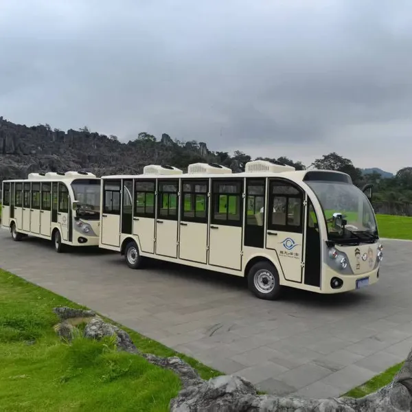 23-seater Enclosed Electric Sightseeing Bus | Electric and Fuel-powered Sightseeing Buses for Scenic Spots and Campuses photo-5