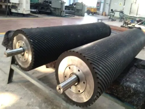 Custom Grooved Rubber Rollers Manufacturer - Helical, V, U, Herringbone & More photo-5