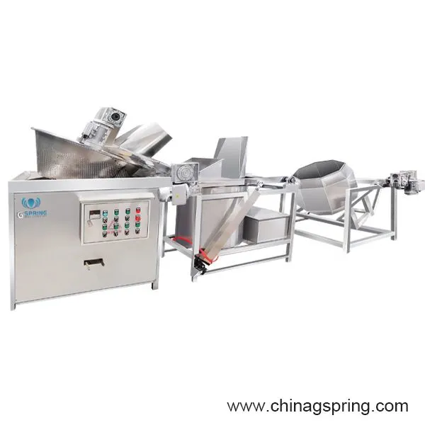Semi-automatic Batch Fryer Food Frying Machine for Nuts Fruit Vegetable Potato Chips Frying Snack Food Processing Equipment