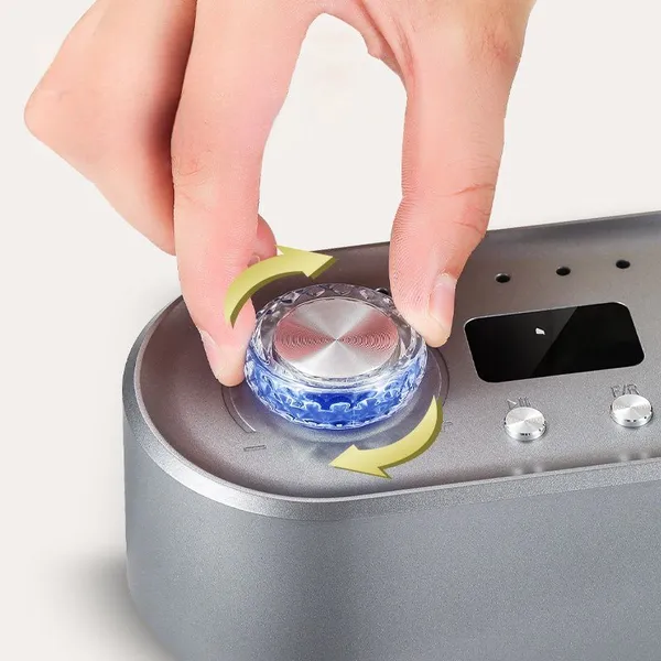 UV-701 40000RPM Carbon Brush Desktop Nail Drill With Crystal Knob LCD Display photo-4