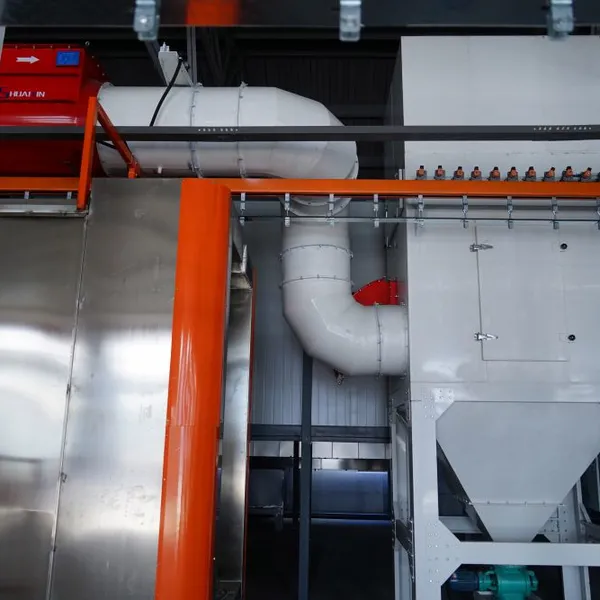 Custom Size Semi-Automatic Powder Coating Line for Fan Motor Pump Motor Parts