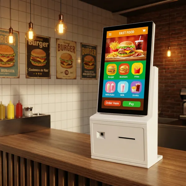 Aonpos APK25 Portable Self Checkout Terminal Windows Payment Kiosk Mall Information Kiosk Payment Kiosk With NFC photo-3