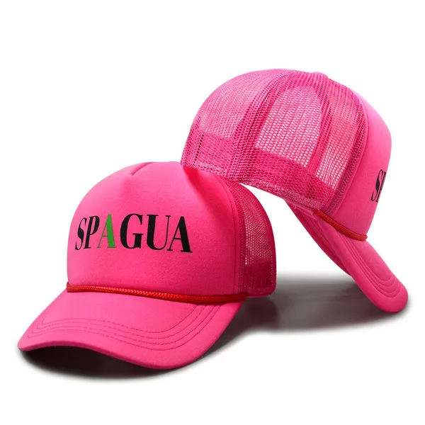 OEM ODM Embroidery Printed Logo Caps and Hats Manufacturer 5 Panels Trucker Hats Rope Colorful Foam Trucker Cap Custom Manufacturer