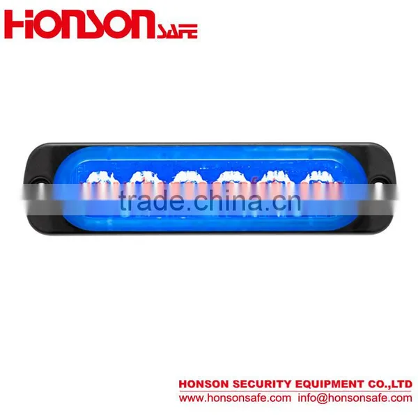 Surface Mounted Led Grille Warning Lights/6leds Strobe Lightheads for Truck HF-160 Quality Choice photo-3