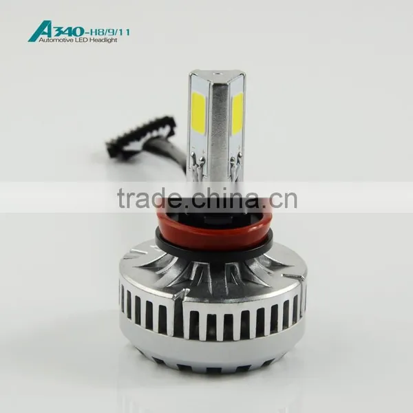 B-deals High Power A340 Single Lamp 40w 3600lm Cob Chip Headlamp h8 h9 H10 Car Led Lighting Headlight photo-2