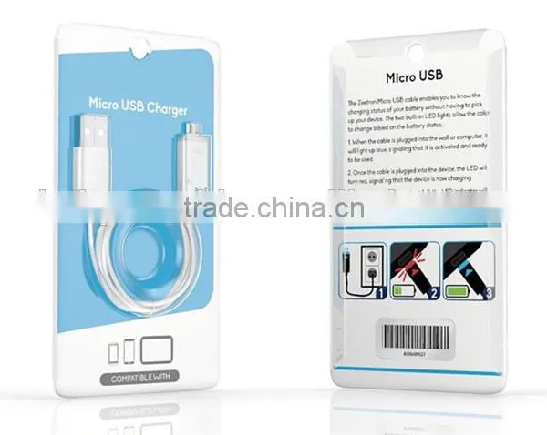 Glow in Dark Visible Colorful USB Data Charging Cable With LED photo-6